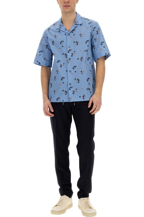 メンズ Paul Smithのシャツ Paul Smith Shirt With Floral Pattern