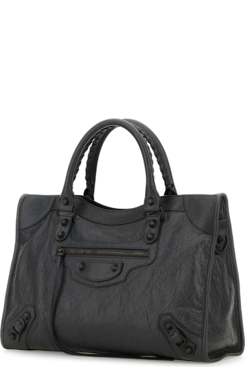 Homeware Balenciaga Dark Grey Leather Medium Le City Handbag