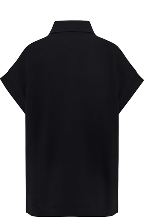 Topwear for Women Saint Laurent Cotton Blend Polo Shirt With Logo