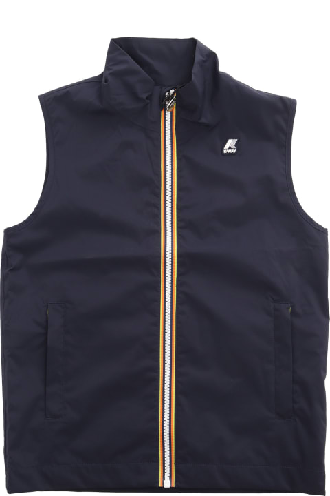 Coats & Jackets for Girls K-Way Blu Valen Vest