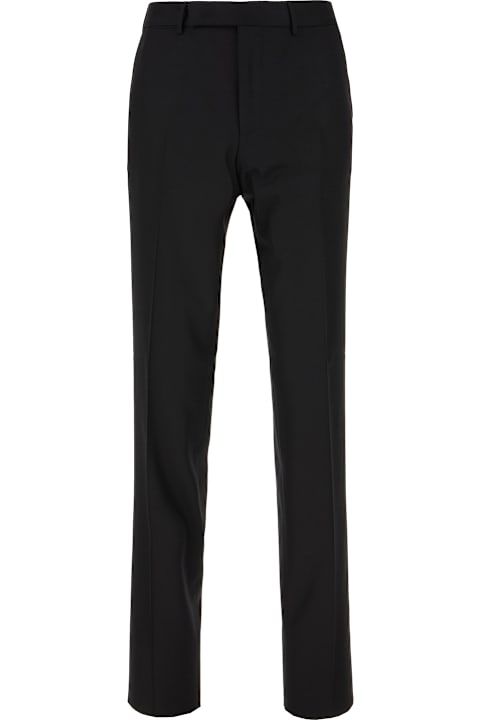 Zegna for Women Zegna Black Wool Pants