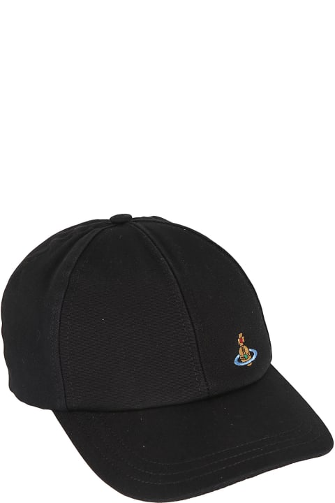 Vivienne Westwood Hats for Women Vivienne Westwood Embroidered Baseball Cap