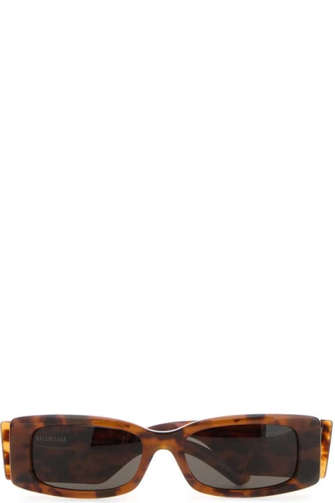 Eyewear for Women Balenciaga Printed Acetate Max Rectangle Sunglasses