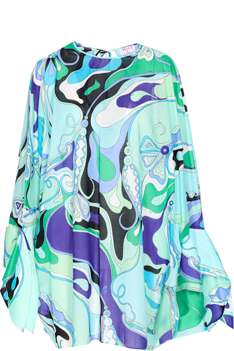 Pucci فساتين لـ السيدات Pucci Orchidee Print Dress