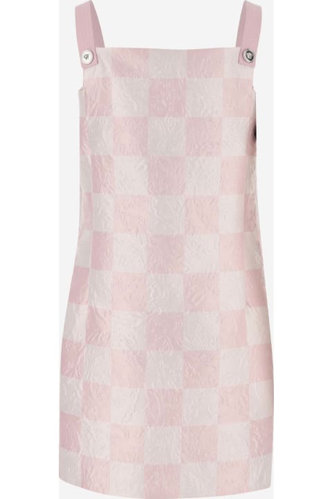 Sale for Women Versace Silk Blend Duchesse Mini Dress