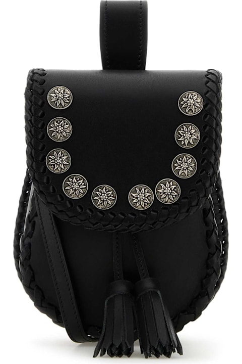 Prada Black Leather Crossbody Bag | italist