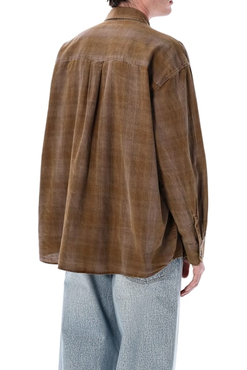 أدوات منزلية Our Legacy Our Legacy Borrowed Shirt In Dakota Flannel Check