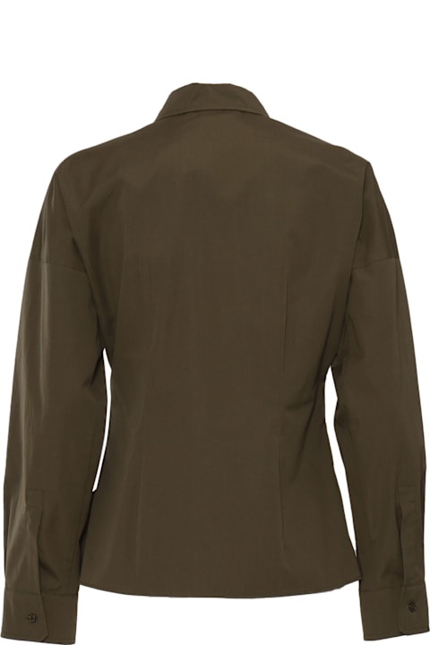 Weekend Max Mara لـ Men Weekend Max Mara Green Skipper Shirt