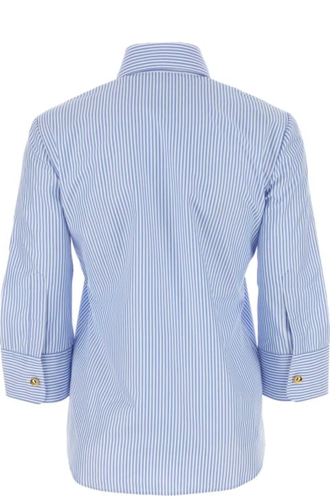 ملابس علوية لـ السيدات Prada Embroidered Poplin Shirt