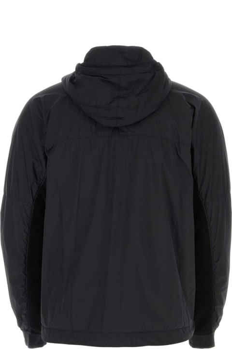 Coats & Jackets for Men Stone Island Black Stretch Nylon Jacket