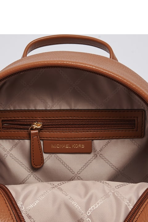 Michael Kors Brown Leather Backpack | italist