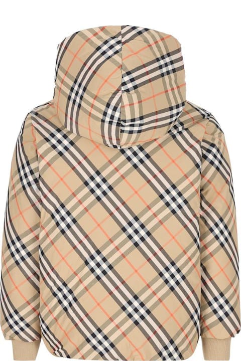 Homeware Burberry Checked Hooded Reversible Jacket