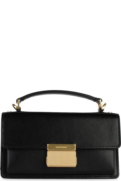 Golden Goose Totes for Women Golden Goose Small 'venezia' Black Palmellata Leather Bag