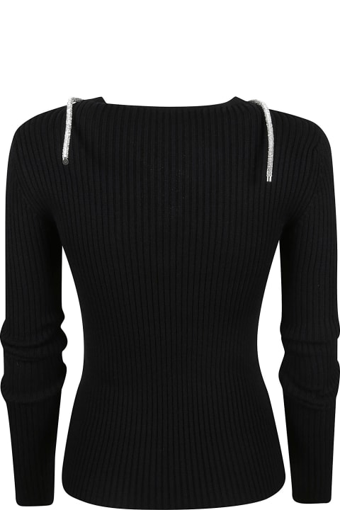 Giuseppe di Morabito Sweaters for Women Giuseppe di Morabito Laced V-neck Slim Fit Jumper