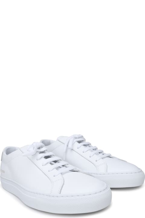 White Leather Achilles Sneakers