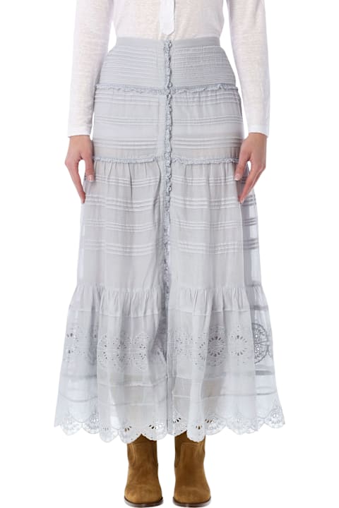 Homeware Marant Étoile Marant étoile Paoline Organic Cotton & Lace Skirt