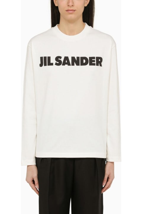 Jil Sander for Women Jil Sander White Long-sleeved T-shirt