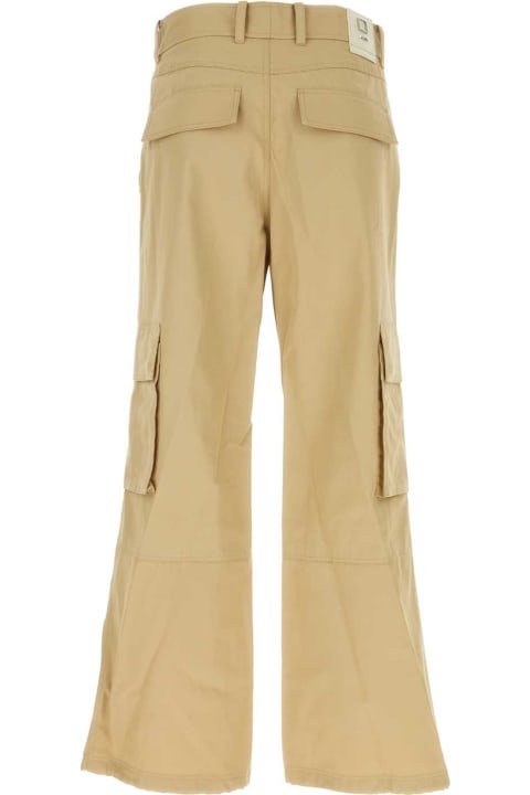 WOOYOUNGMI Pants for Men WOOYOUNGMI Beige Cotton Cargo Pant