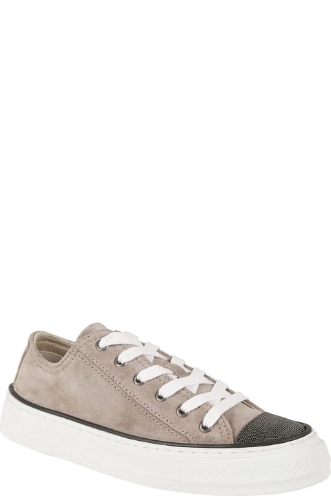 Brunello Cucinelli Sneakers for Women Brunello Cucinelli Softy Velour Pair Of Sneakers