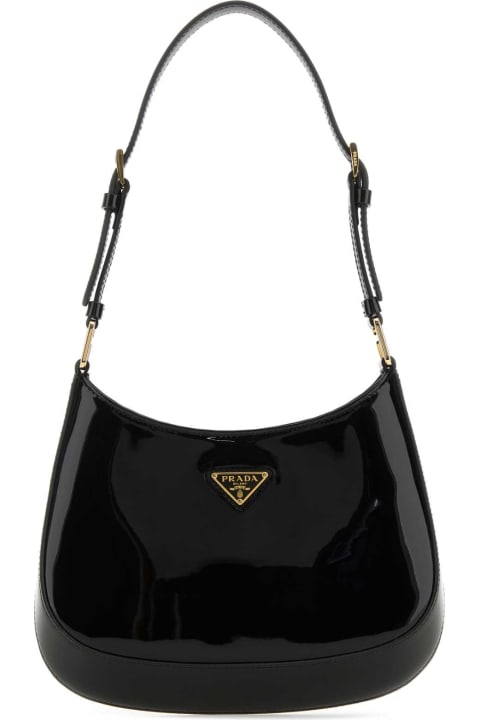 Totes for Women Prada Black Leather Cleo Handbag