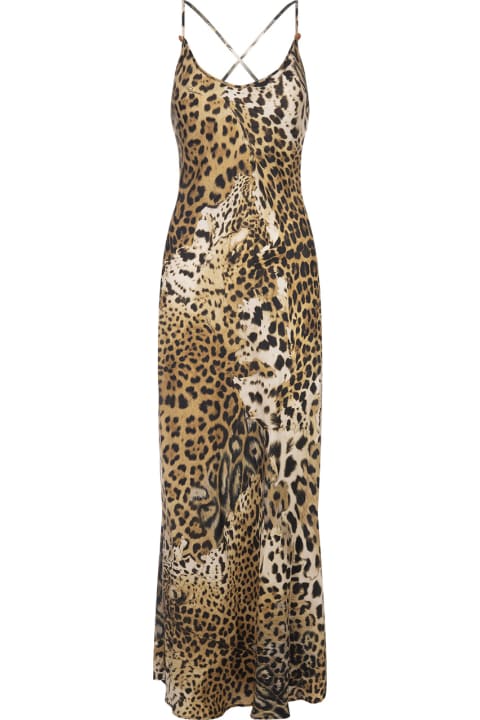 Fashion for Women Roberto Cavalli Lingerie Dress With Leopard Print