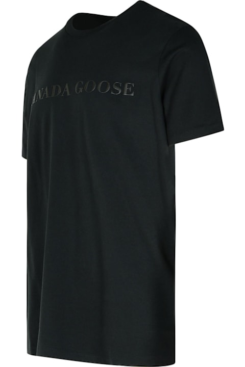 Canada Goose for Men Canada Goose 'emersen' Black Cotton T-shirt