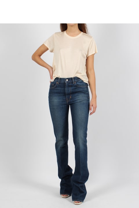 Tom Ford Clothing for Women Tom Ford Stone Washed Denim Flared Jeans