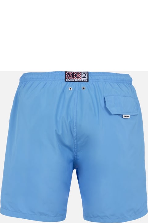 Homeware MC2 Saint Barth Man Lightweight Fabric Aqua Blue Swim Shorts Lighting Pantone | Pantone® Special Edition