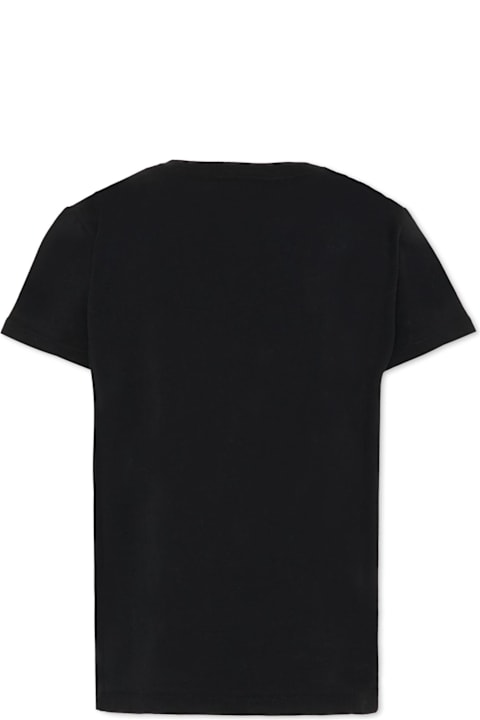 Pucci for Homeware Pucci Black T-shirt With Patch For Girl