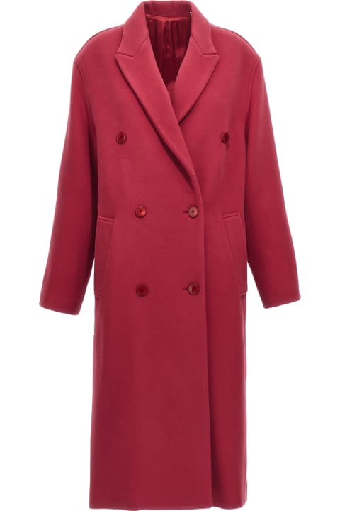 Isabel Marant Coats & Jackets for Women Isabel Marant Theodore Double-breasted Wool Blend Coat