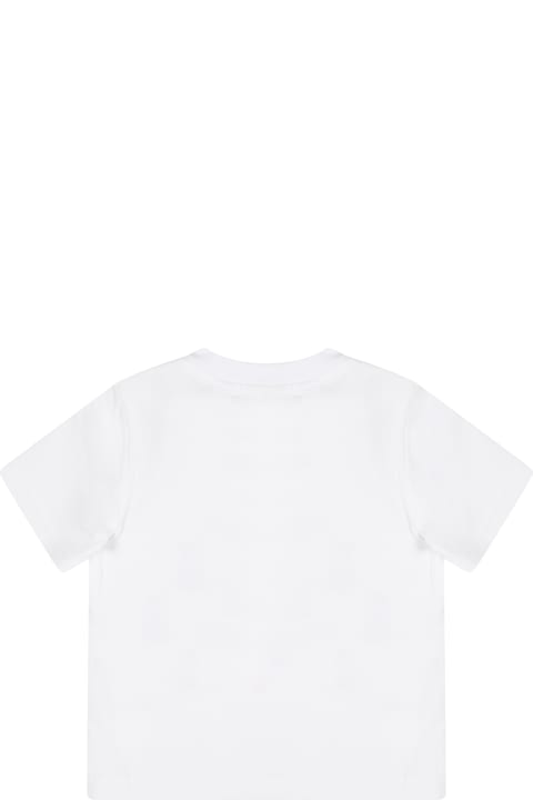 Homeware Timberland White T-shirt For Baby Boy With Print