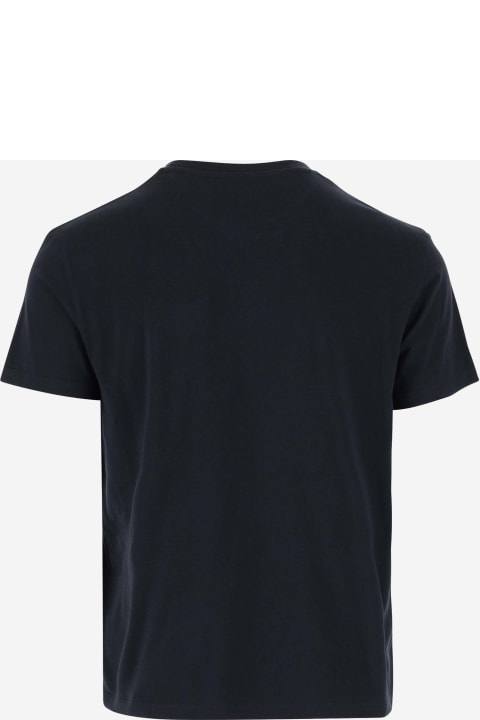 Valentino for Men Valentino Cotton T-shirt With Signature Vlogo Patch