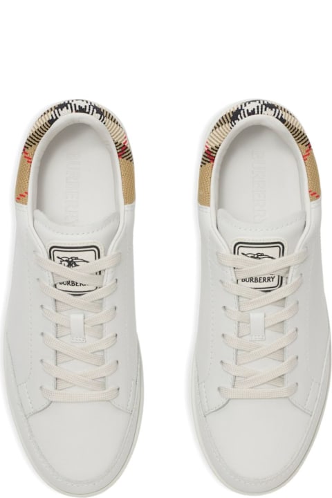 Burberry Set Leather Sneakers