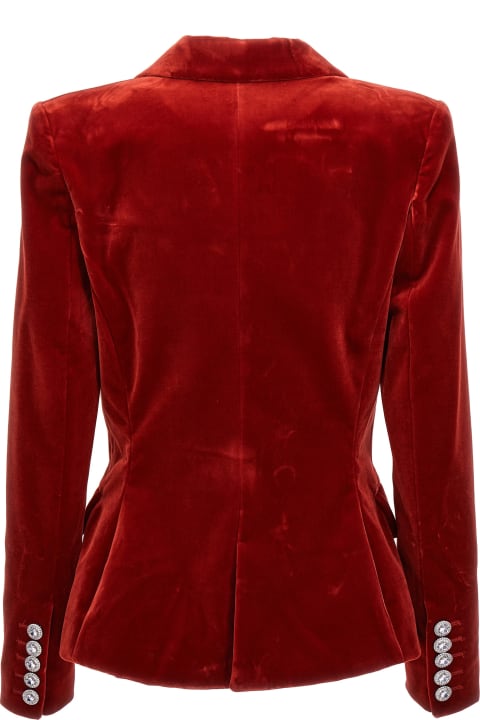 Alexandre Vauthier Coats & Jackets for Women Alexandre Vauthier Double Breast Velvet Blazer Jacket