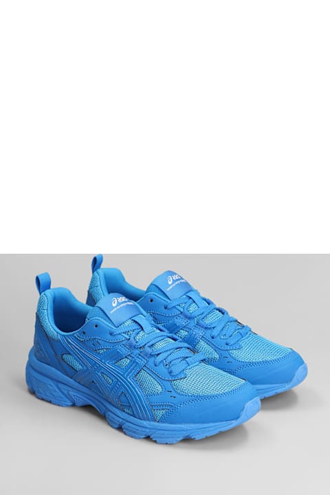 Fashion for Men Comme des Garçons Shirt Gel Nunobiki Sneakers In Blue Polyuretan