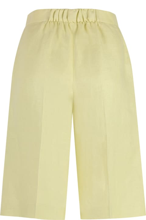 Agnona Pants & Shorts for Women Agnona Linen Bermuda-shorts