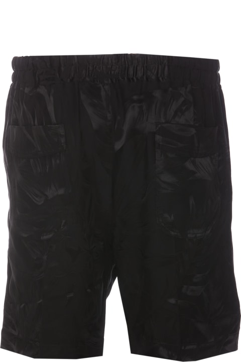 Pants for Men Tom Ford Floral Viscose Jacquard Leaf Short