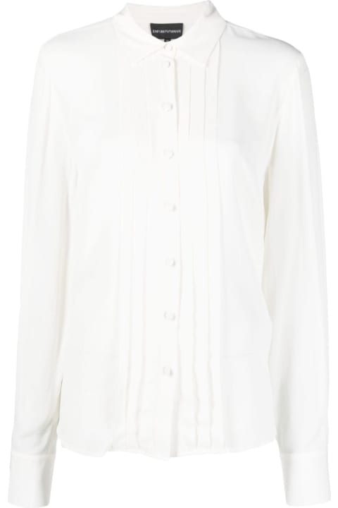 Fashion for Men Emporio Armani Long Sleeves Shirt With Bow