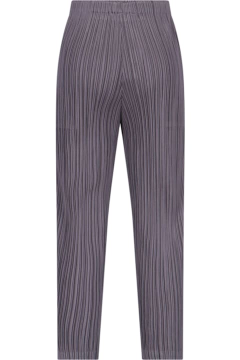 Pleats Please Issey Miyake الملابس لـ السيدات Pleats Please Issey Miyake 'monthly Colors September' Pleated Pants