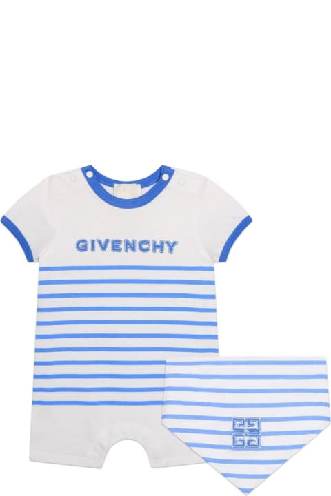 Bodysuits & Sets for Baby Boys Givenchy Givenchy Kids Dresses White