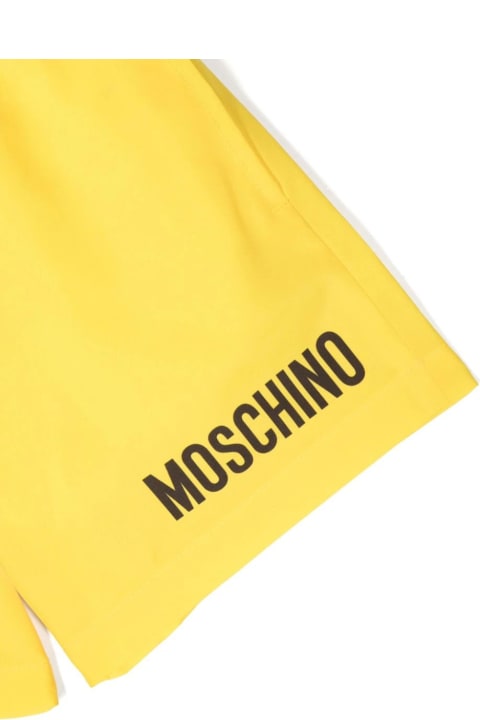 Fashion for Women Moschino Yellow Swimwear With Logo