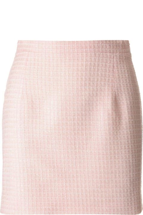 Alessandra Rich for Women Alessandra Rich High Waist Tweed Mini Skirt