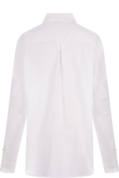 Topwear for Women Amotea White Cotton Kaia Shirt