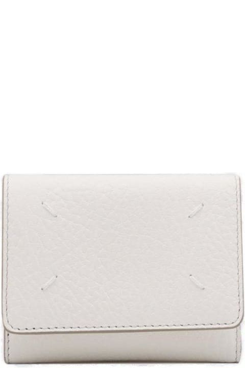 ウィメンズ 財布 Maison Margiela Four-stitch Tri-fold Wallet