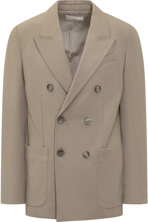 Ami Alexandre Mattiussi Coats & Jackets for Men Ami Alexandre Mattiussi Wool And Viscose Blend Blazer