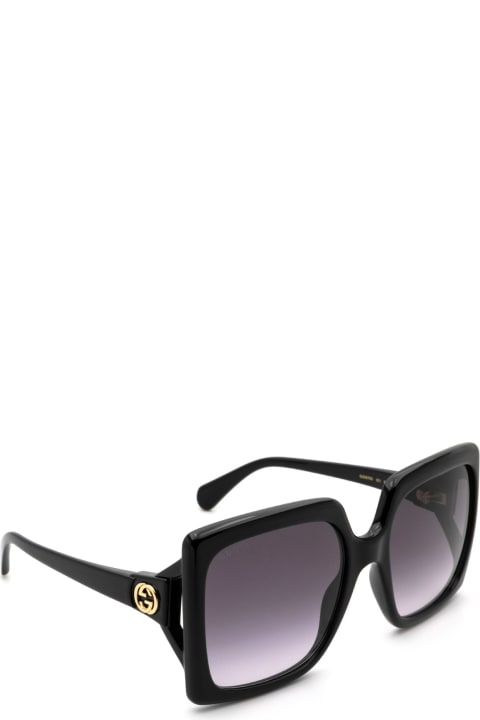 Gucci Eyewear Eyewear for Women Gucci Eyewear Gg0876s Shiny Black Sunglasses