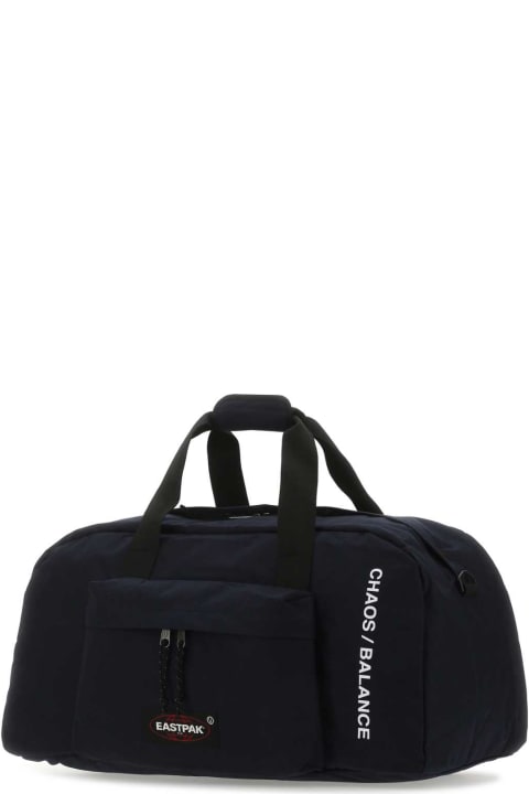 Eastpak Luggage for Men Eastpak Navy Blue Nylon Travel Bag