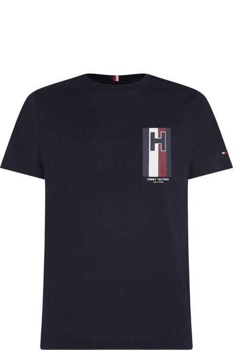 Tommy Hilfiger Topwear for Men Tommy Hilfiger Slim-fit Jersey T-shirt With Logo