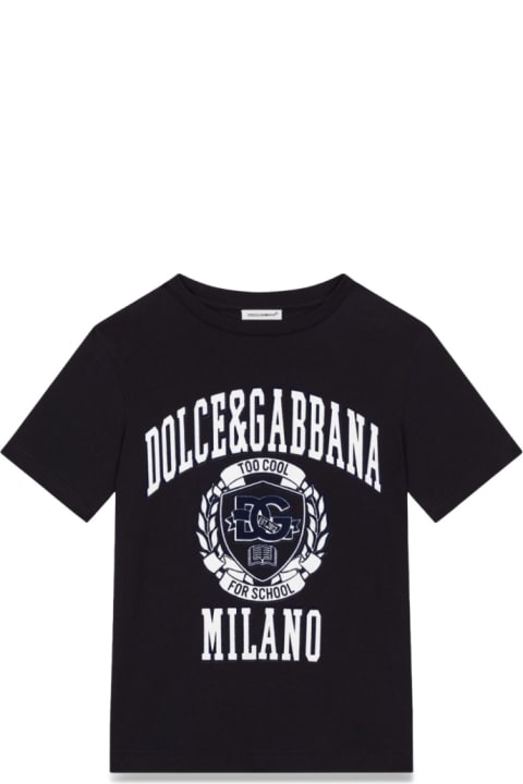 Dolce & Gabbana T-Shirts & Polo Shirts for Boys Dolce & Gabbana Short Sleeve T-shirt