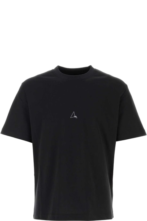 ROA for Men ROA Black Cotton T-shirt